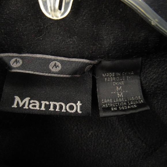 Marmot Black Wind Resistant Zipper Front Jacket M - Picture 5 of 16